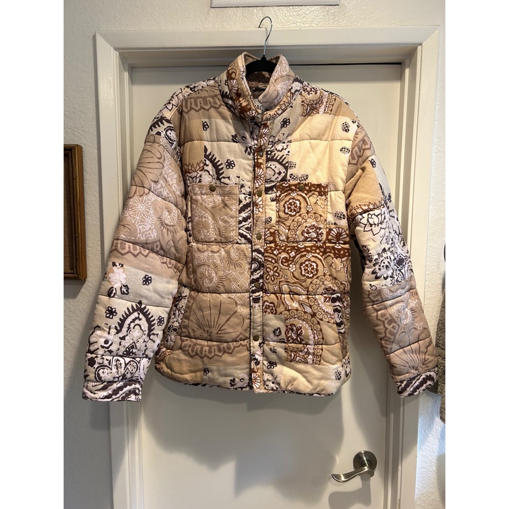 Patterned Puffer Jacket - image 1